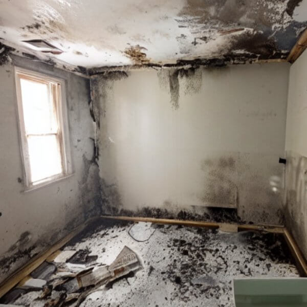 mold taken whole room